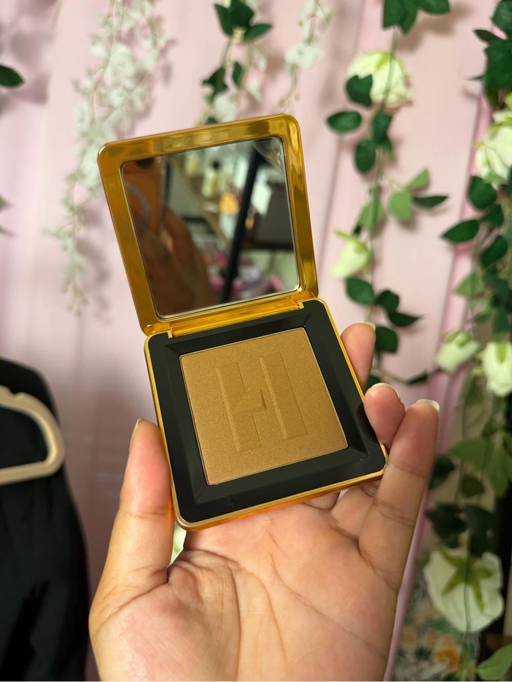 Haus Labs by Lady Gaga Pressed Bronzer Compact in Warm Brown by